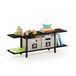 Furinno Gereedschaploze planken, Hout, Espresso/Zwart, one size