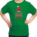 Bellatio Decorations kerst t-shirt voor meisjes - Schattigste Gnoom - groen - Kerst kabouter 110/116