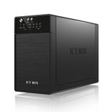 ICY BOX IB-RD3620SU3 - Disk array - Zwart