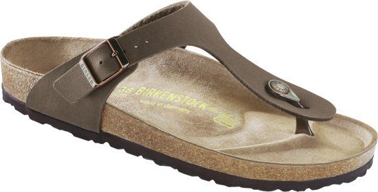 Birkenstock Gizeh Dames Slippers - Mocca - 4013871891116