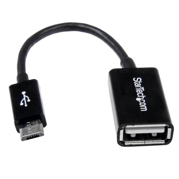StarTech.com Micro-USB naar USB OTG Adapter - 12cm