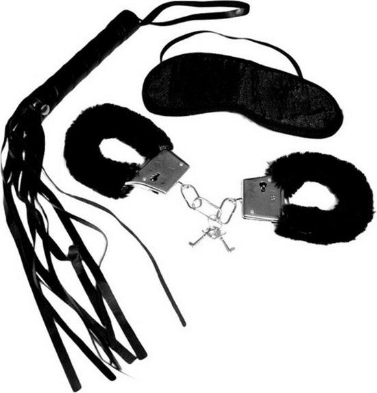 Sex Mischief Intro to S&M Kit - Zwart - 3 delig - bondageset