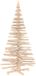 vidaXL Arbre de Noël en bois KOTKA 150 cm Bois de pin massif Naturel