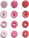 Prym ColorSnaps Mini drukknopen, roze, 9 mm, 36 stuks