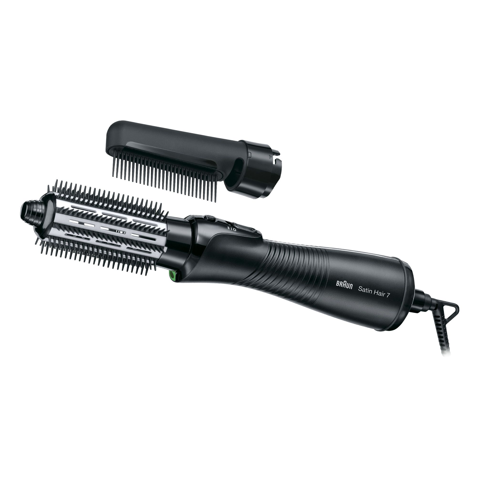 Braun Satin Hair 7 IONTEC Airstyler AS720 - Hot Air Brush - Black/Silver