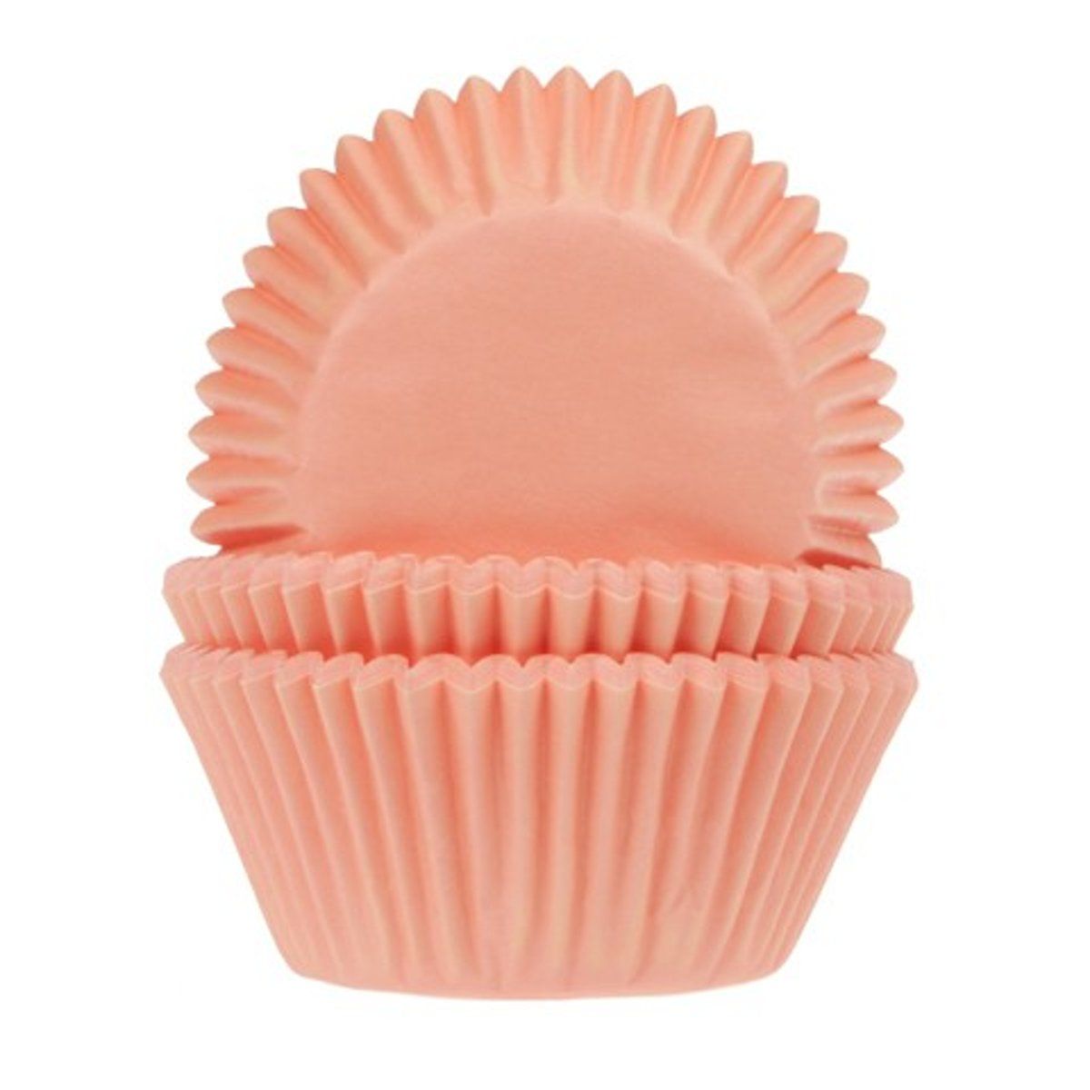 House of Marie Cupcake vormpjes Abrikoos pk/50