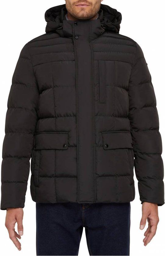 Geox Heren M Hilstone Jas, Zwart, 56