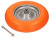 KOTARBAU® Kruiwagenwiel 3.25-8 versterkte Polyurethanbanden Ø 360 mm 170 kg compleet wiel met as