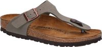 Birkenstock Gizeh Teenslippers Stone Smal | Groen | Synthetisch | Maat 36
