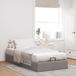 Prolenta Maison Exclusive - Ottomanbed zonder matras, taupekleur, 90x190 cm, gestoffeerd