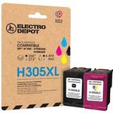 Electro Depot Hp H305 Xl Zwart En Kleuren Multipack