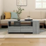 Prolenta Maison Exclusive Salontafel, grijs Sonoma, 102x55x42 cm, houtvezel