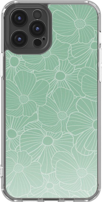 imoshion Hoesje - Geschikt voor Apple iPhone 12 Pro / 12 - Design hoesje - Botanica