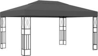vidaXL Prieel 3x4 m stof antraciet