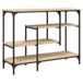 vidaXL Wandtafel met schappen 100x35x75 cm sonoma eikenkleurig