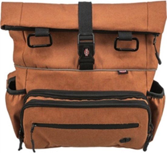 Trixie Rolltop Rugtas Met Heuptas Met Riem Roest 39X7/11X24/32,5 cm / 22X7/3X24/32,5 cm