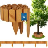 KOTARBAU® Bloembedrand, Rolborder, 200 x 10 cm, Eik