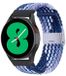 By Qubix - Braided nylon bandje - Blauw gemêleerd - Geschikt voor Xiaomi Redmi Watch 5 Active / Redmi Watch 5 Lite