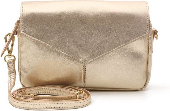 Chabo Bags & More Chabo Bags Rio Romy Crossbodytas Leer Goud