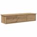 vidaXL Wandkast 88x26x18,5 cm bewerkt hout artisanaal eikenkleur