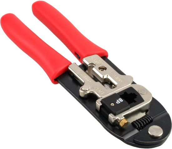 InLine Krimpgereedschap, professioneel, voor RJ45 stekkers, vervangbare modules