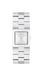 Calvin Klein Twee Hand Quartz Beweging Horloge voor Vrouwen CK Meridian Collectie met Zilveren Roestvrij Stalen Armband - 25100088, Zilver Wit, Eén maat