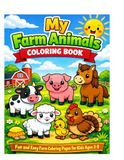 My First Farm Animals Coloring Book for Kids Ages 2–6