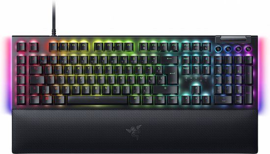 Razer BlackWidow V4 - Gaming Keyboard - Green Switch - AZERTY - Black