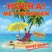 Bellatio Decorations Hoera met pensioen Fles Etiket sticker - 10.5 x 10,5 cm - Feestartikelen / versiering - Cadeau - Collega
