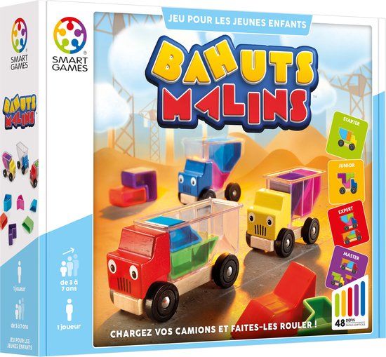 SmartGames Bahuts Malins - Educatief spel - Meerkleurig - 3+ jaar