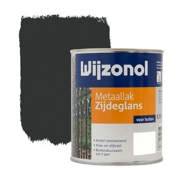 Wijzonol metaallak zijdeglans zwart 750 ml