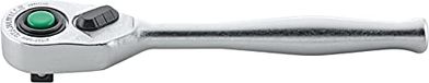 STAHLWILLE Nr. 415SG-QR N l 1/4\" fijne tandratel l QR veiligheidsvergrendeling l slanke stalen handgreep l Made in Germany