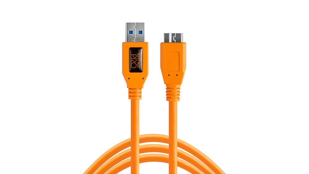 Tether Tools TetherPro USB 3.0 A naar Micro-B Kabel - 4.6m - Oranje