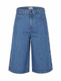 WRANGLER Jeans 'LIGHT & SOFT JORT SHORTS MID STONE' blauw denim