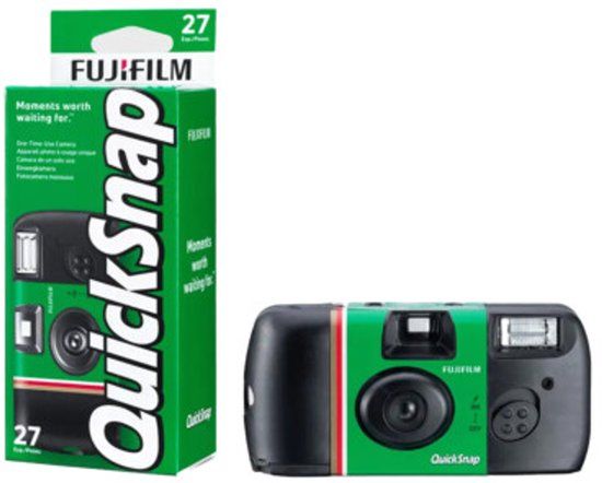 Fujifilm Quicksnap Flash - Wegwerpcamera - Zwart - 27 foto's