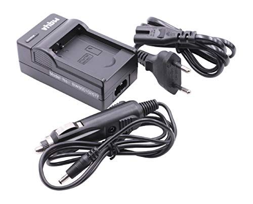 VHBW Oplader compatibel met Panasonic Lumix DMC-FP7, DMC-FP7A, DMC-FP7K camera camcorder - laadschaal + autoadapter