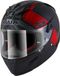 SHARK Heren NC Motorhelm Zwart/Grijs/Rood, L