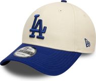 New Era LA Dodgers Colour Block Cream 9FORTY Adjustable Cap