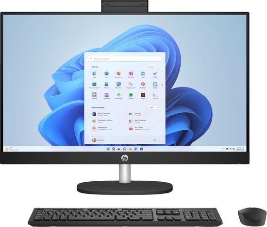 HP 27-cr1023nb Intel Core Ultra 5 125U 27" 1920 x 1080 Alles-in-één-pc