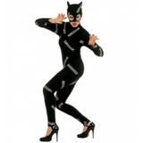 Widmann Shoppartners Catgirl/Catwoman Kostuum Dames Zwart Maat S