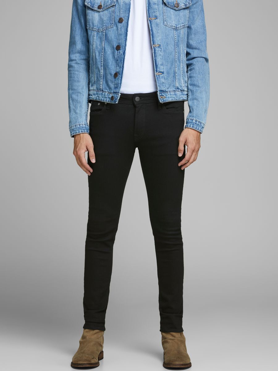 Jack & Jones Liam Original Heren Jeans Zwart W30 x L34