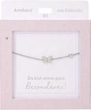 Depesche armband zilver met vlinder