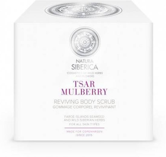 Natura Siberica Tsar mulberry body scrub, 370ml