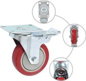 vidaXL Roulettes 16 pc 100 mm