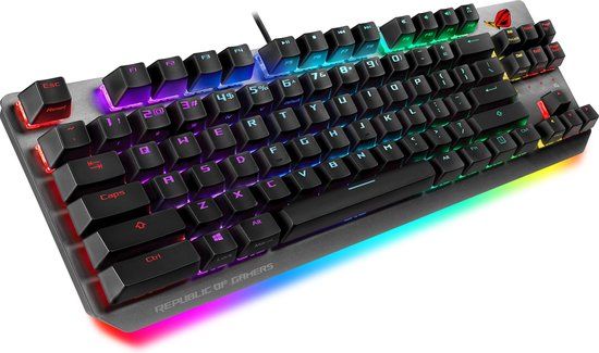 ASUS ROG Strix Scope NX TKL Mechanisch Gaming Toetsenbord FRANS AZERTY Zwart/Grijs