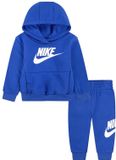 Nike Kids Club Fleece Set Met Lange Mouwen Blauw 12 Months Jongens,Meisjes