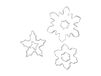 Nordwik emporte-pièce 3 pièces Flocon de neige