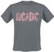 AC/DC Crown Heren T-shirt - houtskool - 5XL