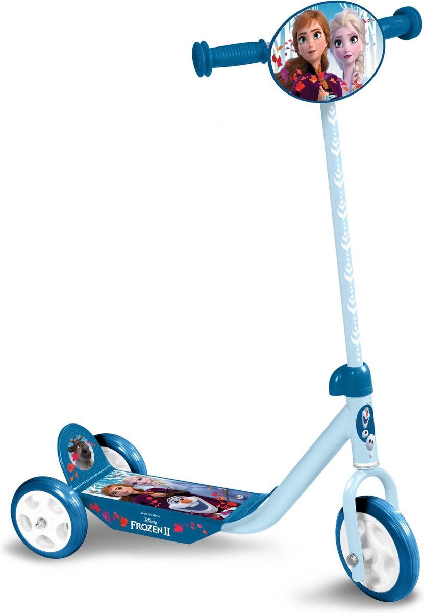 Disney Frozen 3 wiel kinderstep Meisjes Blauw/Lichtblauw - 2021 Model