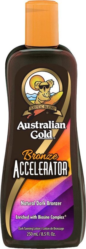 Australian Gold Bronze Accelerator tanning lotion - 250 ml + Gratis aftersun 15 ml